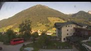 Archived webcam image showing View of the Tennengebirge mountains in St. Martin on 21 Jun 2026 at 07:22