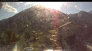 Archived webcam image showing View of the Tennengebirge mountains in St. Martin on 12 Jul 2026 at 18:00