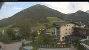 Archived webcam image showing View of the Tennengebirge mountains in St. Martin on 14 Jul 2026 at 06:05