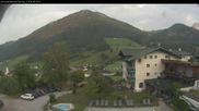 Archived webcam image showing View of the Tennengebirge mountains in St. Martin on 6 Aug 2026 at 06:10