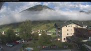 Archived webcam image showing View of the Tennengebirge mountains in St. Martin on 19 Aug 2026 at 08:06