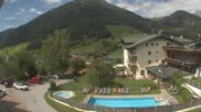 Archived webcam image showing View of the Tennengebirge mountains in St. Martin on 19 Aug 2026 at 12:06