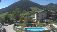 Archived webcam image showing View of the Tennengebirge mountains in St. Martin on 19 Aug 2026 at 14:06