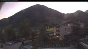Archived webcam image showing View of the Tennengebirge mountains in St. Martin on 19 Aug 2026 at 20:06
