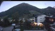 Archived webcam image showing View of the Tennengebirge mountains in St. Martin on 1 Oct 2026 at 06:55