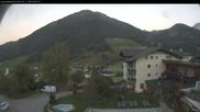 Archived webcam image showing View of the Tennengebirge mountains in St. Martin on 1 Oct 2026 at 07:55
