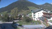 Archived webcam image showing View of the Tennengebirge mountains in St. Martin on 1 Oct 2026 at 10:55
