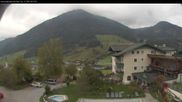 Archiviertes Webcam Bild: Blick auf das Tennengebirge am 05.10.2026 um 08:19 Uhr