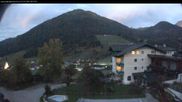 Archived webcam image showing View of the Tennengebirge mountains in St. Martin on 18 Oct 2026 at 07:49
