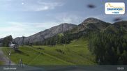 Archived webcam image showing Zauchensee Restaurant Gamskogelhütte on 14 Jul 2026 at 09:07