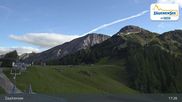 Archived webcam image showing Zauchensee Restaurant Gamskogelhütte on 29 Aug 2026 at 17:38