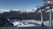 Archived webcam image showing Klosters - Schaffürggli Top Station on 19 May 2026 at 07:59