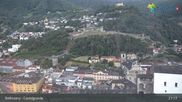 Archived webcam image showing Castelgrande in Bellinzona on 22 Jul 2026 at 01:21