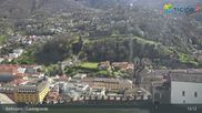 Archived webcam image showing Castelgrande in Bellinzona on 30 Mar 2026 at 13:39