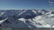 Archived webcam image showing St Anton: Valluga mountain on 8 Apr 2026 at 09:01