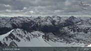 Archived webcam image showing St Anton: Valluga mountain on 8 May 2026 at 07:12