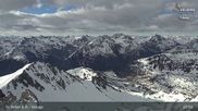 Archived webcam image showing St Anton: Valluga mountain on 8 May 2026 at 08:12