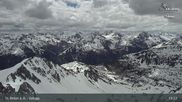 Archived webcam image showing St Anton: Valluga mountain on 8 May 2026 at 13:12