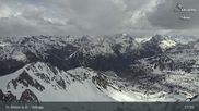 Archived webcam image showing St Anton: Valluga mountain on 8 May 2026 at 17:12