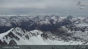 Archived webcam image showing St Anton: Valluga mountain on 10 May 2026 at 11:30