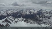 Archived webcam image showing St Anton: Valluga mountain on 10 May 2026 at 13:30