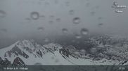 Archived webcam image showing St Anton: Valluga mountain on 10 May 2026 at 17:30