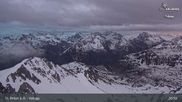 Archived webcam image showing St Anton: Valluga mountain on 10 May 2026 at 21:30