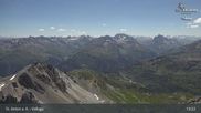 Archived webcam image showing St Anton: Valluga mountain on 12 Jul 2026 at 13:19
