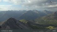 Archived webcam image showing St Anton: Valluga mountain on 29 Jul 2026 at 08:18