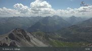 Archived webcam image showing St Anton: Valluga mountain on 29 Jul 2026 at 13:18