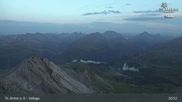 Archived webcam image showing St Anton: Valluga mountain on 1 Aug 2026 at 03:46