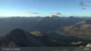 Archived webcam image showing St Anton: Valluga mountain on 29 Aug 2026 at 07:23