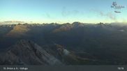 Archived webcam image showing St Anton: Valluga mountain on 12 Sep 2026 at 19:02