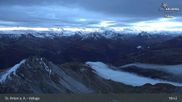 Archived webcam image showing St Anton: Valluga mountain on 10 Oct 2026 at 03:14