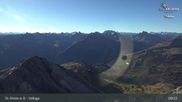 Archived webcam image showing St Anton: Valluga mountain on 17 Oct 2026 at 09:34