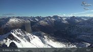 Archived webcam image showing St Anton: Valluga mountain on 27 Oct 2026 at 15:47