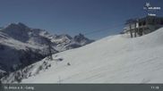 Archiviertes Webcam Bild: St. Anton - Galzig Bergstation am 13.03.2026 um 11:36 Uhr