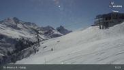 Archiviertes Webcam Bild: St. Anton - Galzig Bergstation am 13.03.2026 um 13:36 Uhr