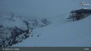 Archiviertes Webcam Bild: St. Anton - Galzig Bergstation am 13.04.2026 um 05:15 Uhr
