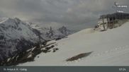 Archived webcam image showing Galzig Top Station - St. Anton on 28 Apr 2026 at 07:40