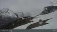 Archived webcam image showing Galzig Top Station - St. Anton on 10 May 2026 at 17:20
