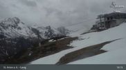 Archived webcam image showing Galzig Top Station - St. Anton on 10 May 2026 at 19:20