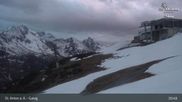 Archived webcam image showing Galzig Top Station - St. Anton on 10 May 2026 at 21:20