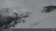 Archived webcam image showing Galzig Top Station - St. Anton on 13 May 2026 at 08:47