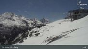 Archived webcam image showing Galzig Top Station - St. Anton on 13 May 2026 at 13:47