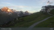 Archived webcam image showing Galzig Top Station - St. Anton on 14 Jun 2026 at 01:32