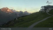 Archived webcam image showing Galzig Top Station - St. Anton on 19 Jun 2026 at 05:20