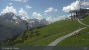 Archived webcam image showing Galzig Top Station - St. Anton on 19 Jun 2026 at 11:20
