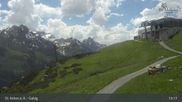 Archived webcam image showing Galzig Top Station - St. Anton on 19 Jun 2026 at 13:20