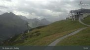 Archived webcam image showing Galzig Top Station - St. Anton on 10 Aug 2026 at 15:34